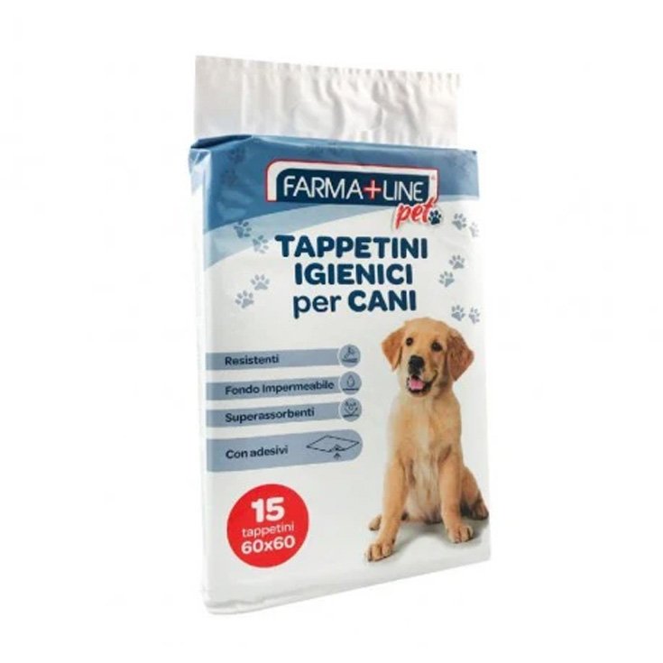 Tappetini Igienici Cani 60x60 FARMALINE 15 Pezzi