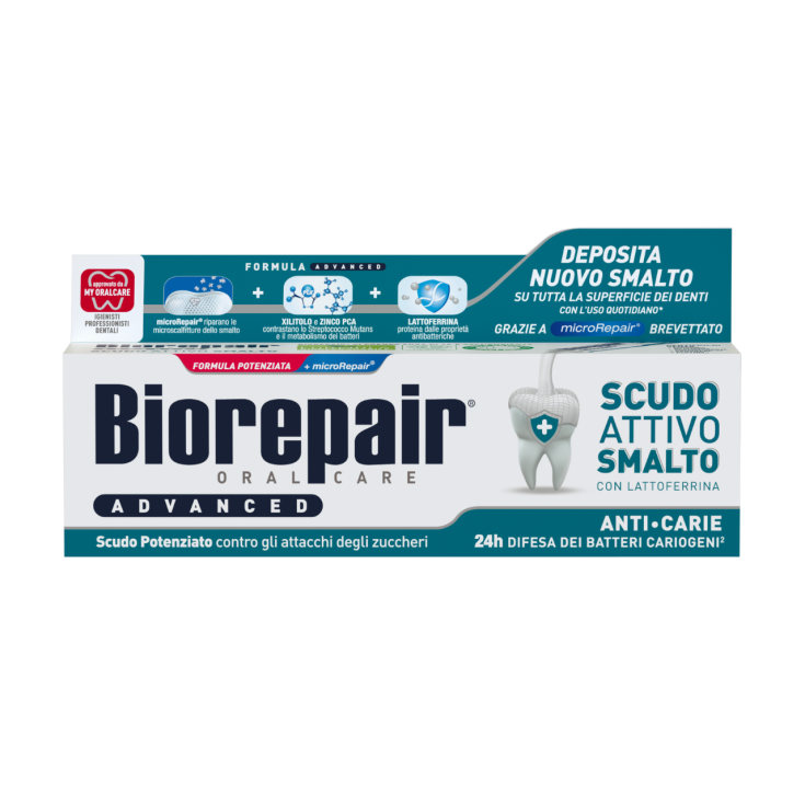 Dentifricio Scudo Attivo Smalto Anti-Carie Biorepair Advanced 75ml