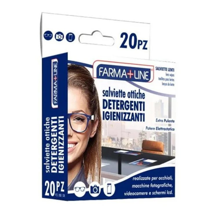 Salviette Occhiali FARMALINE 20 Pezzi