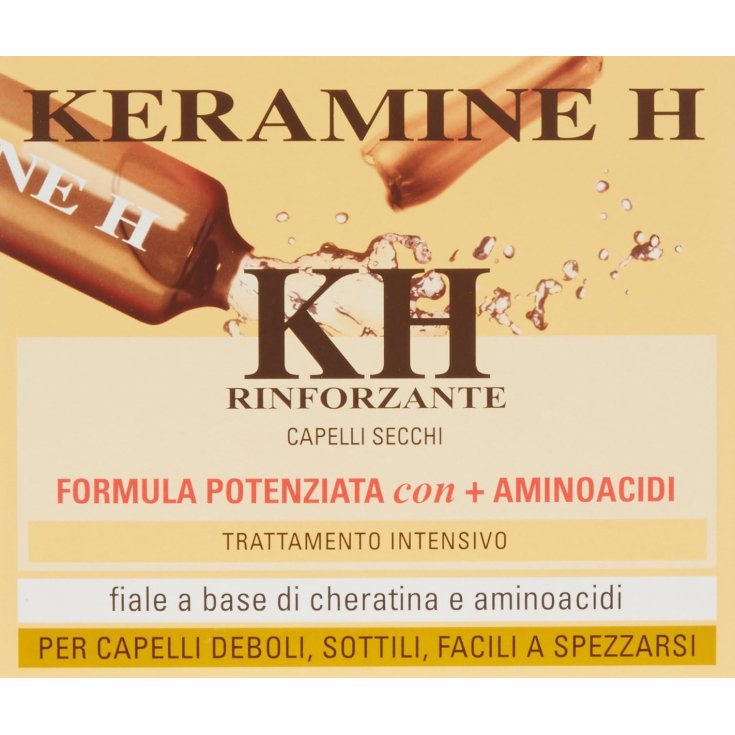 Trattamento Rinforzante in Fiale Capelli Secchi Keramine H 10 Fiale da 10ml