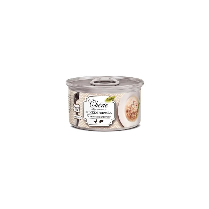 Filetti di Pollo con Fegato in Salsa Cherie Cat 80g