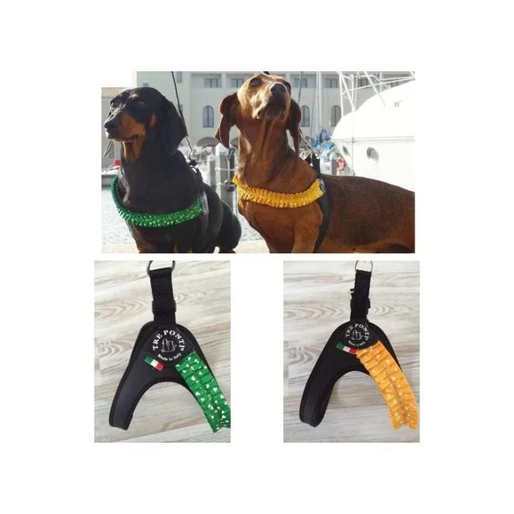 Pettorina Fashion Pliss&egrave; in Plastica Verde Tg.1 Tre Ponti