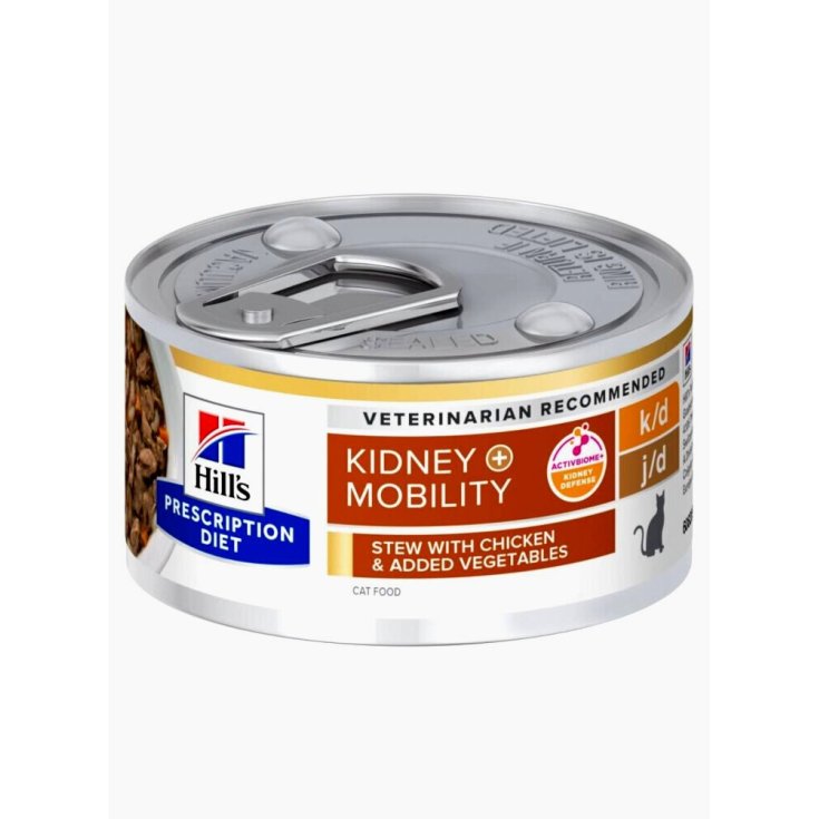 k/d Kidney+Mobility Feline con Pollo Hill's Prescription Diet 82g