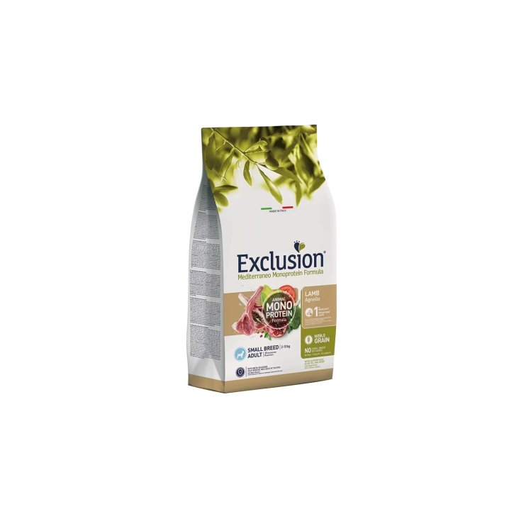 Exclusion Mediterraneo Noble Grain Adult Agnello Small Breed 7Kg