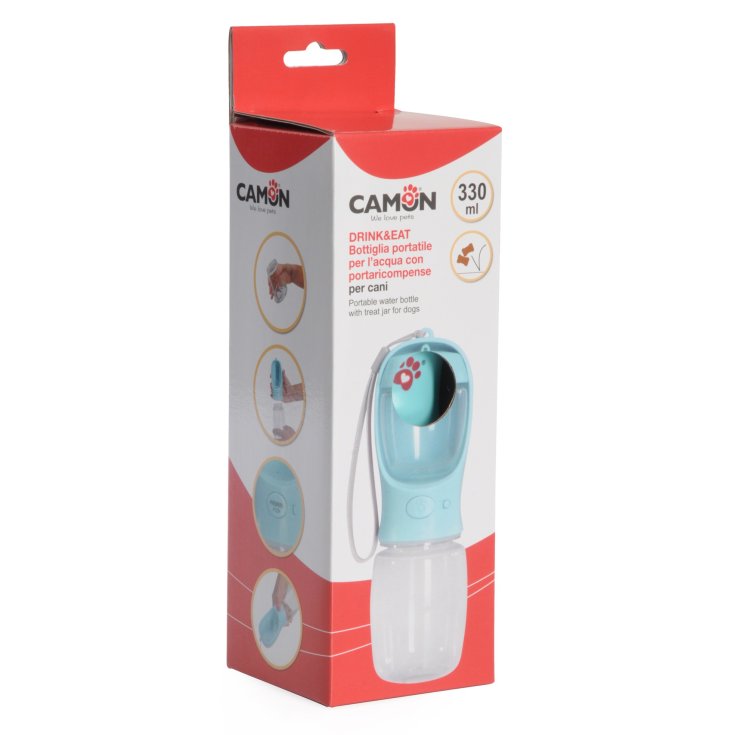 Drink&Eat Bottiglia Portatile Con Portaricompense Camon 1x330ml