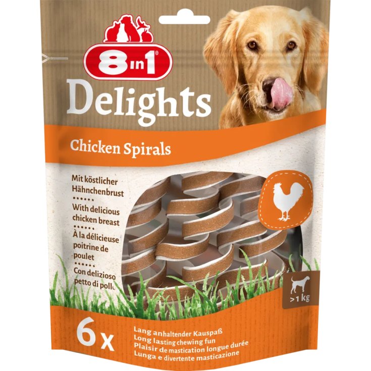 Delights Spirali Di Pollo 8in1 60g