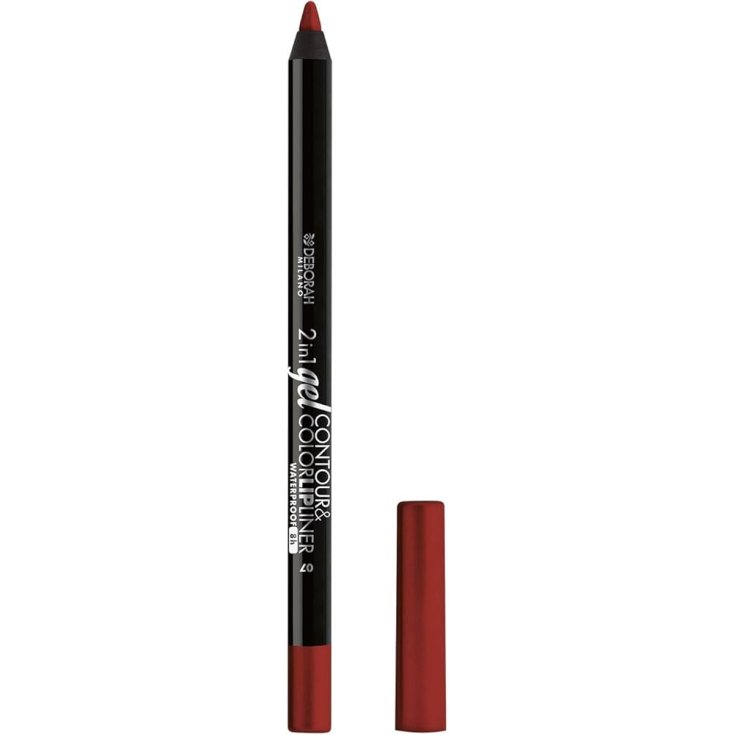 Matita Labbra 2 in 1 Gel Contour&Color 07 True Red&nbsp;Deborah