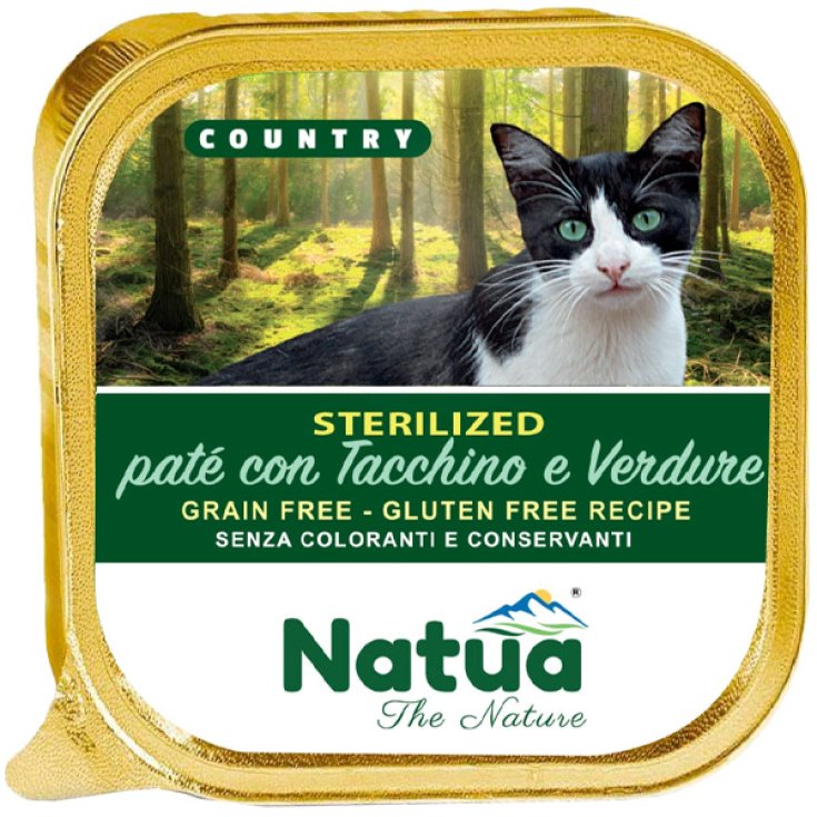Country Gatto - Tacchino e Verdure Natua&reg; 100g