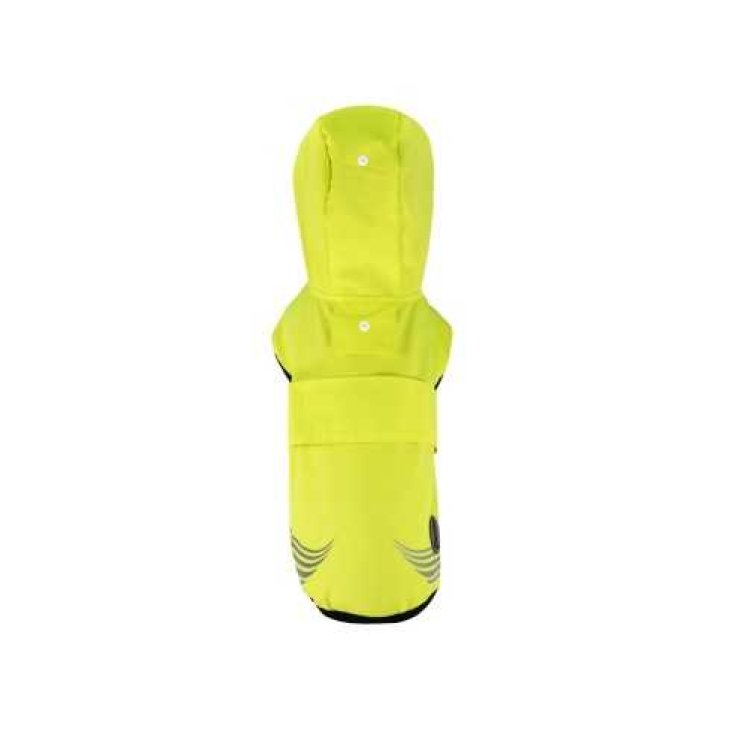 Impermeabile Con Cappuccio Neon XXS Giallo Fluo Record 1 Pezzo