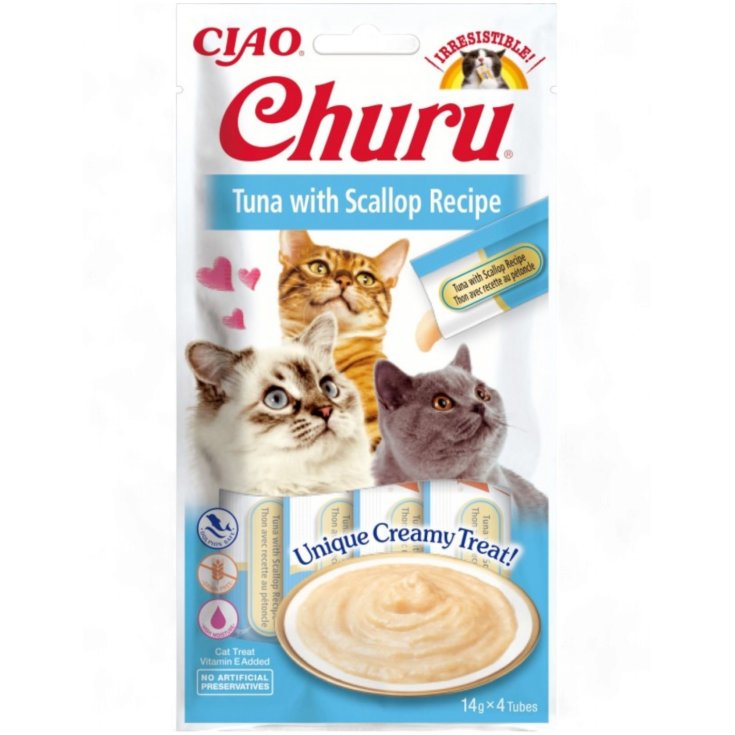 Churu Tonno e Capesante INABA CAT 4x14g