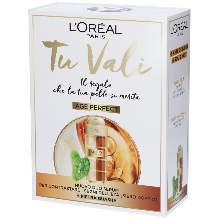 L'Or&eacute;al Age Perfect Cofanetto Siero 30ml + Gua Sha