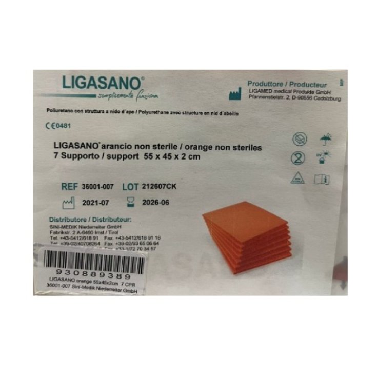 Ligasano Orange 55x45x2cm 7 Pezzi