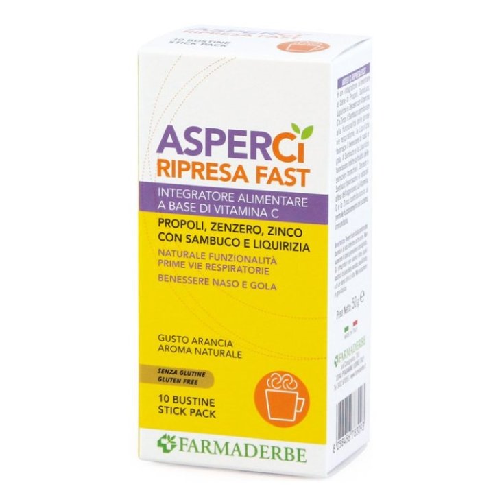 Asper C&igrave; Ripresa Fast 10 Bustine