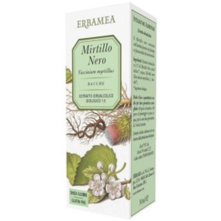 Mirtillo Nero Estratto Idroalcolico Erbamea 50ml