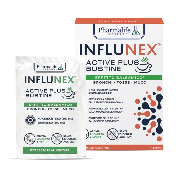 Influnex Active Plus Pharmalife Research 14x4g
