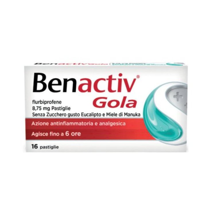 Benactiv Gola Senza Zucchero Eucalipto E Miele Di Manuka 16 Pastiglie
