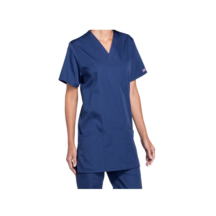 Casacca Scollo A V Cherokee Originals - Unisex XS - Blu GIMA