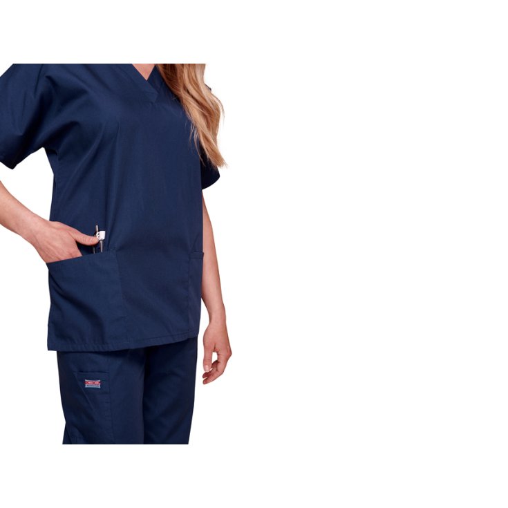Casacca Scollo A V Cherokee Originals - Donna XXS - Blu GIMA