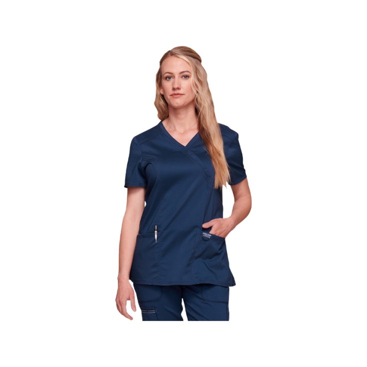 Casacca Finto Incrocio Cherokee Revolution Donna L Blu GIMA