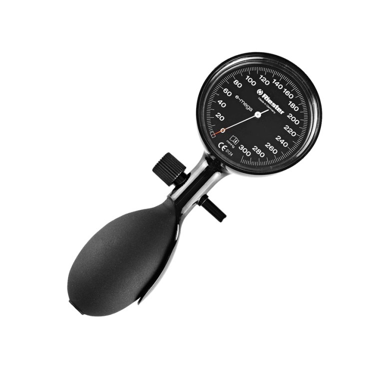 E-MEGA&reg; Sfigmo Aneroide Nero Adulti Riester
