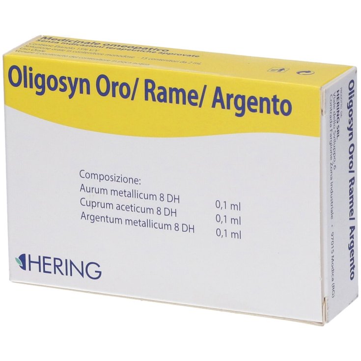 Oligosyn Oro Rame Argento Hering 15x2ml