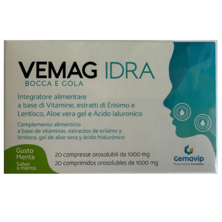 Vemag Idra Bocca e Gola Menta 20 Compresse Vemag Idra Bocca e Gola Menta 20 Compresse
