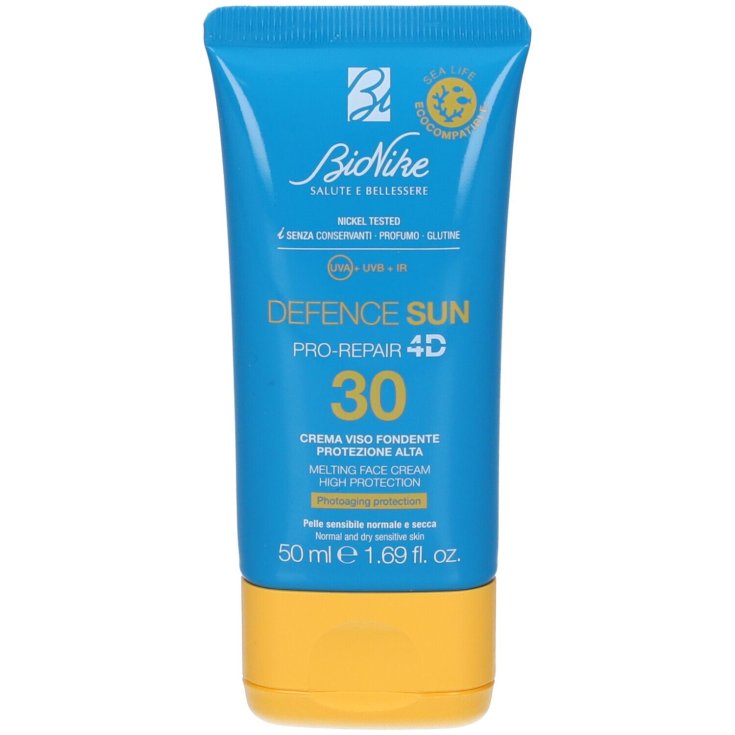 Defence Sun Spf30 Crema Viso Fondente BioNike 50ml Defence Sun Spf30 Crema Viso Fondente BioNike 50ml