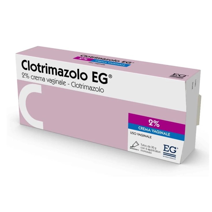 CLOTRIMAZOLO EG 2% Crema Vaginale 30g + 6 Applicatori CLOTRIMAZOLO EG 2% Crema Vaginale 30g + 6 Applicatori