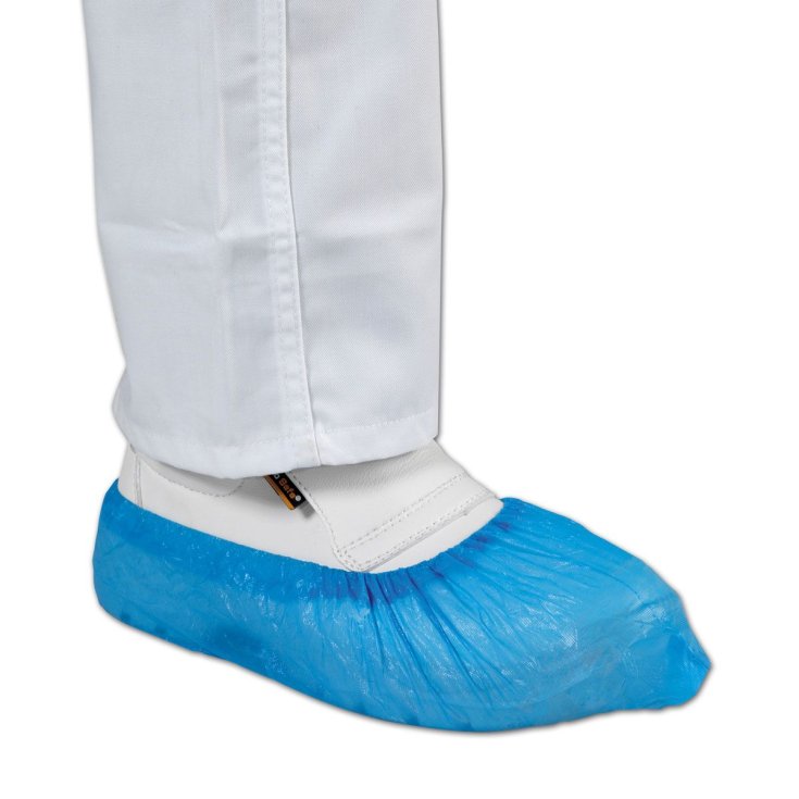 Copriscarpe in Polietilene con Elastico 100 Pezzi