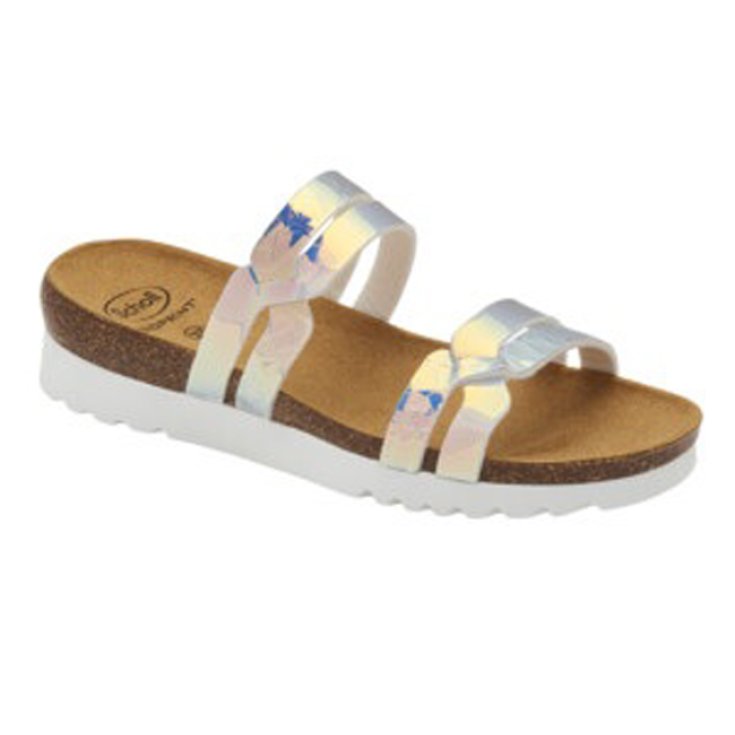 Cancun Mule Similpelle Iridescente Multicolor 36