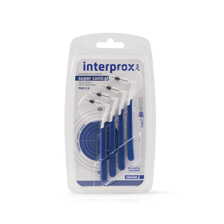 Interprox Plus 2G Super Conical Scovolino Interdentale, 4 Pezzi