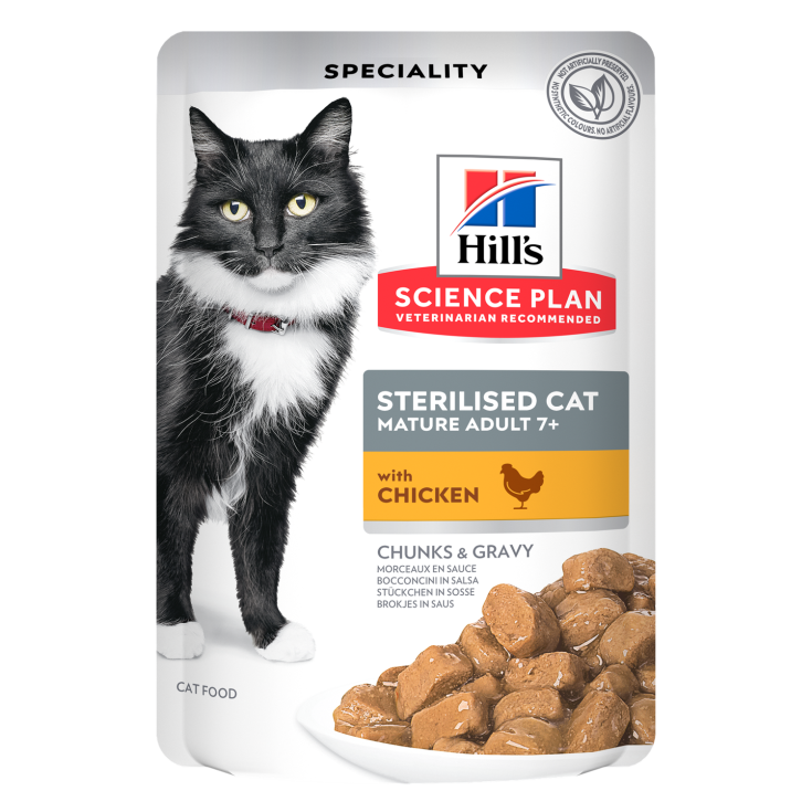 Hill's Science Plan Sterilised Cat Mature Adult alimento per gatti 85g
