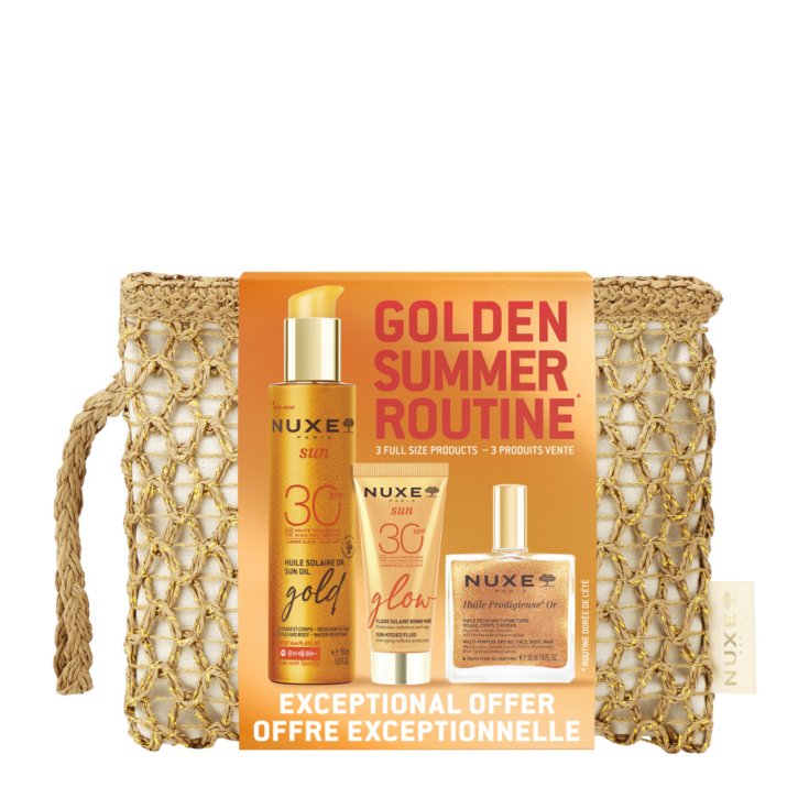 Nuxe Sun Trousse Summer Routine Dorata