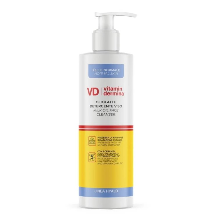 Vitamindermina Hyalo Olio-latte Detergente Struccante, 240ml