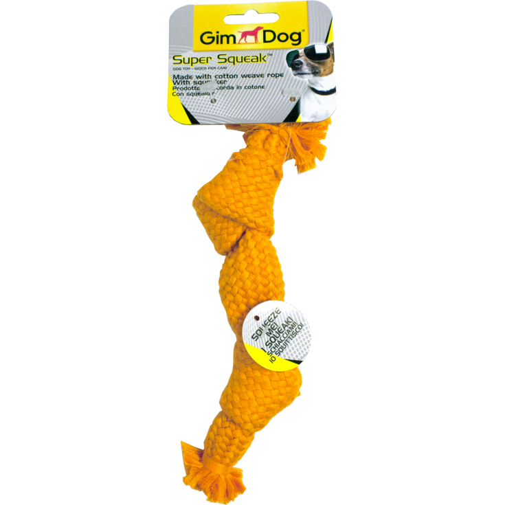 GIMDOG SUPER SQUEAK CORDA 14