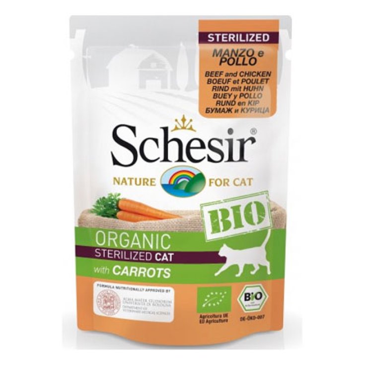 SCHESIR CAT BIO MANZO 85GR
