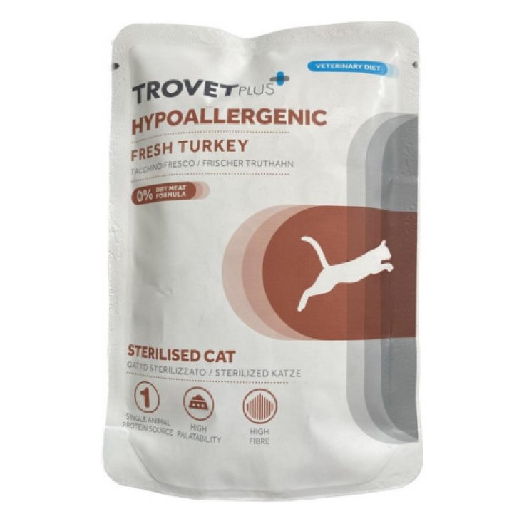 Trovet Plus Hypoallergenic per Gatti Sterilizzati con Tacchino bst da 85 gr