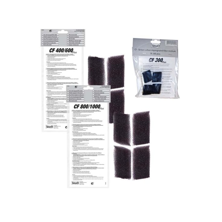 TETRA SPUGNA CARBONE ATTIVO CF 800/1000