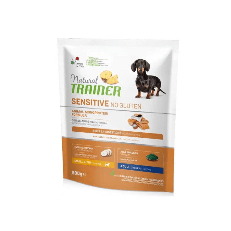 Natural Sensitive No Gluten Small & Toy Adult con Coniglio - 800GR