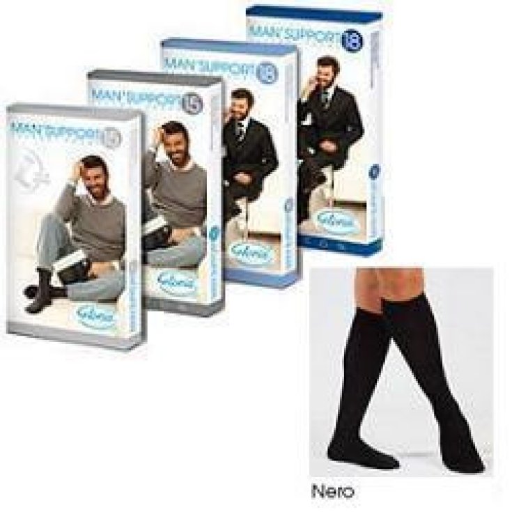 Gloria Med Gambaletto Support 18 Nero Taglia 1