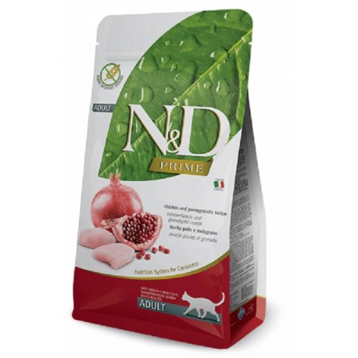 Farmina N&D Prime Crocchette Gatto Adulto Pollo e Melograno 10 kg
