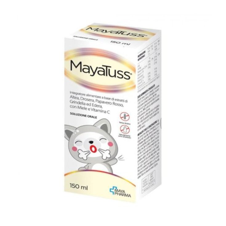 Maya Pharma MayaTuss Sciroppo Tosse Secca e Grassa 150ml
