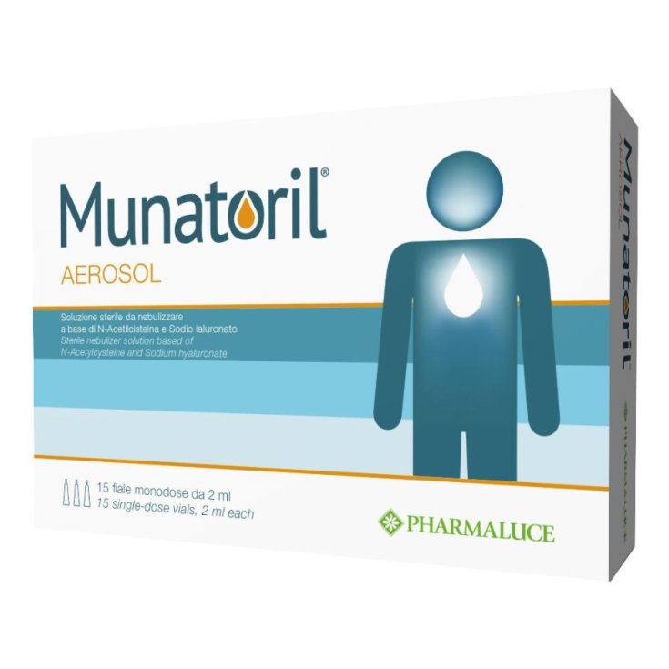 Pharmaluce Munatoril Aerosol Dispositivo Medico 15 Fiale da 2ml