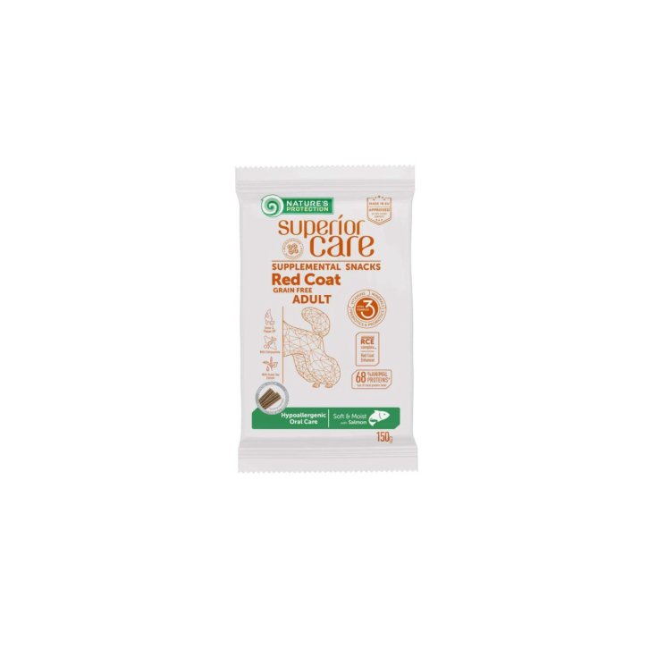 Nature's Protection Snack per Cani Puppy Red Coat Gums con Insetti 150 g