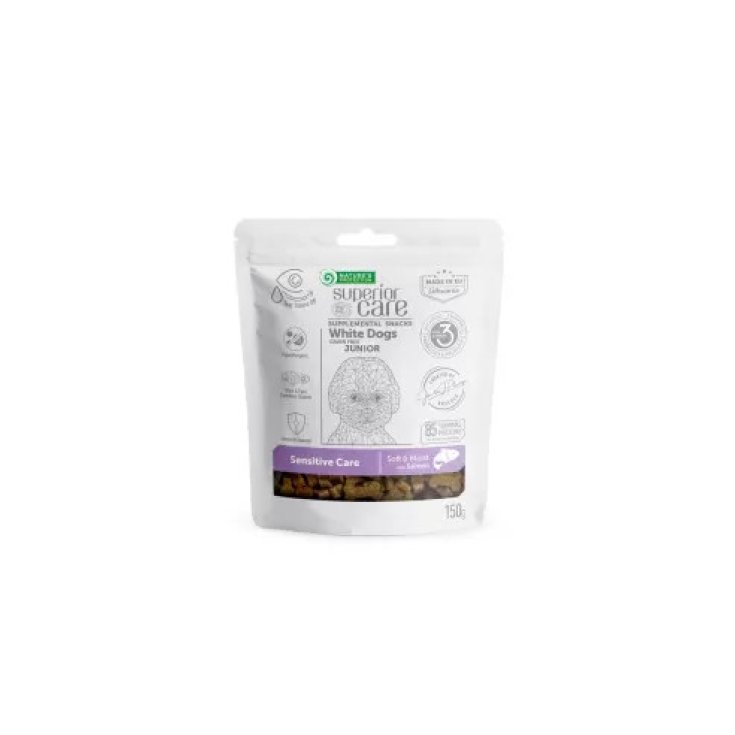 Nature's Protection Snack Cane Sensibile al Salmone per Cuccioli 150g