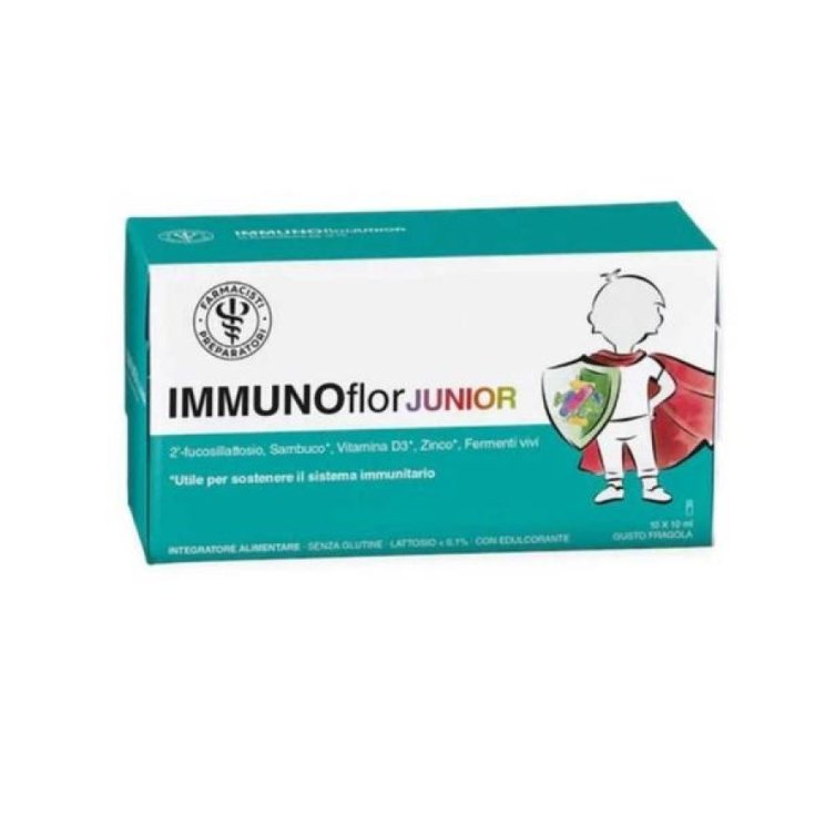 Biopur Flogobrom Junior Integratore per Tosse, 10 Flaconcini