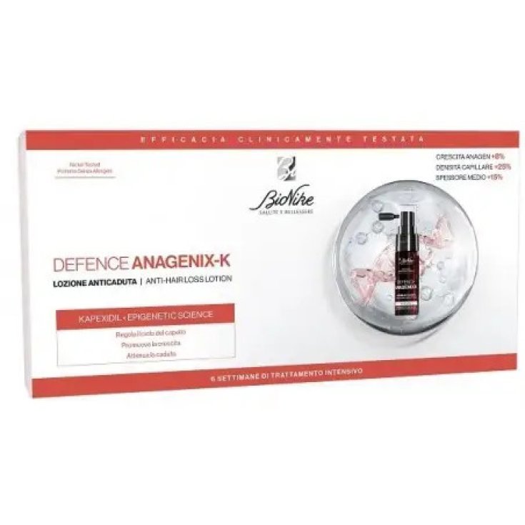 BioNike Defence Anagenix-K Lozione Anticaduta Trattamento Intensivo