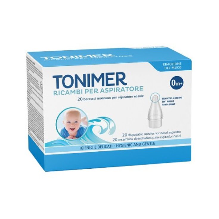 Tonimer Ricambi Aspiratore Nasale Beccucci Monouso 20pz