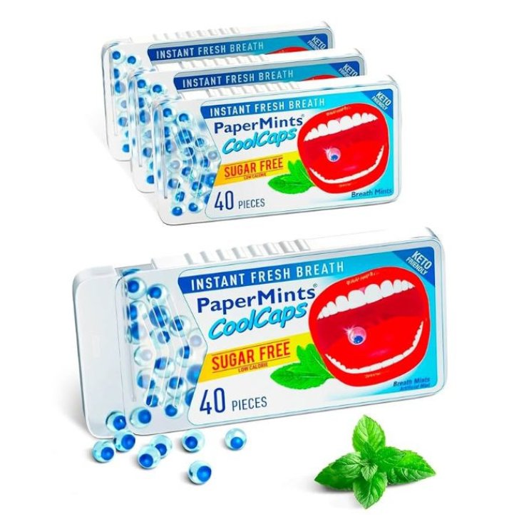 Coolcaps Sugar Free: Capsule Rinfrescanti Alito, 40 Perle