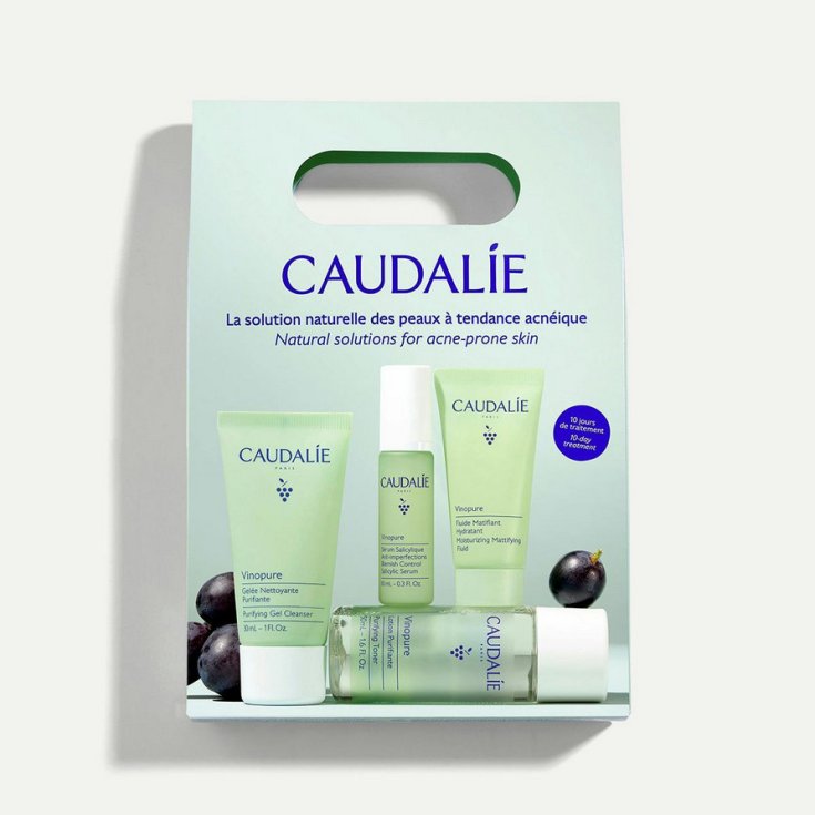 Caudalie Vinopure Starter Kit: Gel, Lozione, Siero e Fluido